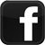 Facebook Icon - Small, Black, and White